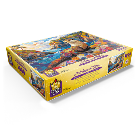 Patchwork Otter 1000 Jigsaw Puzzle box view1