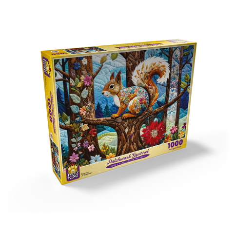 Patchwork Squirrel 1000 Jigsaw Puzzle box view2