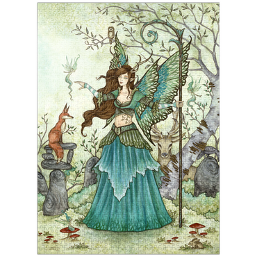 puzzleplate Woodland Gathering Fairy - Amy Brown 1000 Jigsaw Puzzle