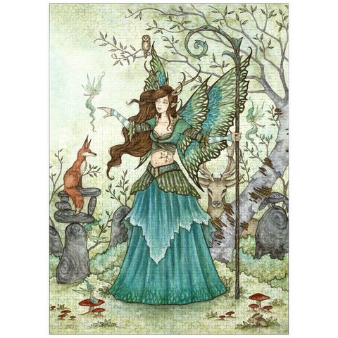puzzleplate Woodland Gathering Fairy - Amy Brown 1000 Jigsaw Puzzle