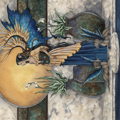 Tranquility Pool Fairy - Amy Brown 100 Jigsaw Puzzle 3D Modell