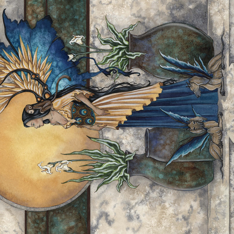 Tranquility Pool Fairy - Amy Brown 500 Jigsaw Puzzle 3D Modell