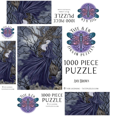 Night Winds Elf - Amy Brown 1000 Jigsaw Puzzle box 3D Modell