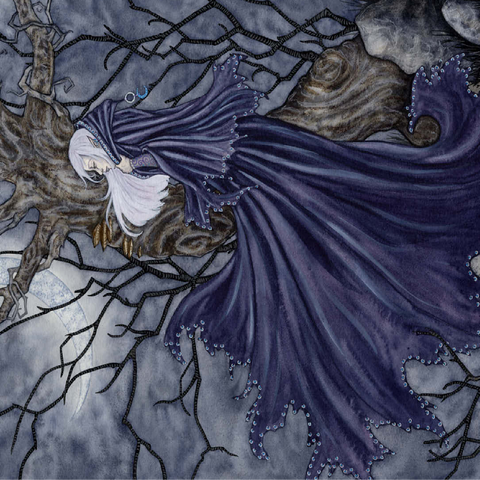 Night Winds Elf - Amy Brown 100 Jigsaw Puzzle 3D Modell