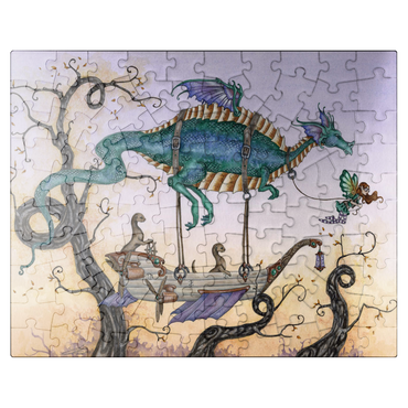 puzzleplate The Voyage Airship - Amy Brown 100 Jigsaw Puzzle