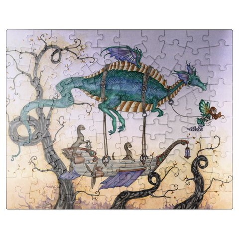 puzzleplate The Voyage Airship - Amy Brown 100 Jigsaw Puzzle