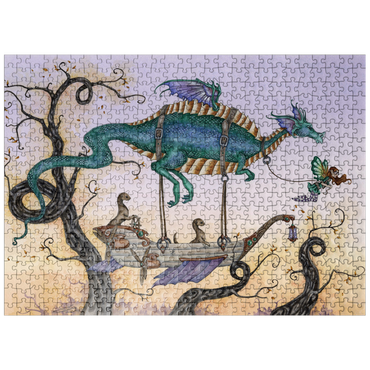 puzzleplate The Voyage Airship - Amy Brown 500 Jigsaw Puzzle