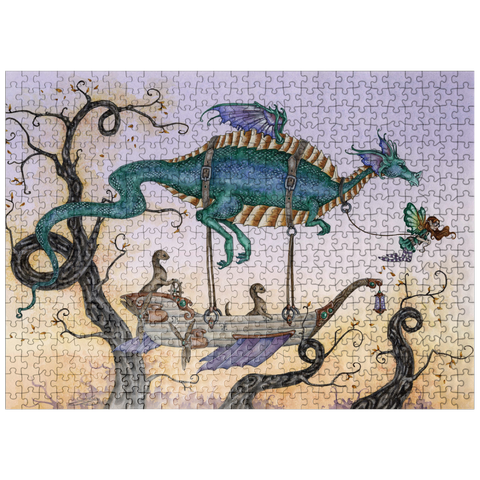 puzzleplate The Voyage Airship - Amy Brown 500 Jigsaw Puzzle