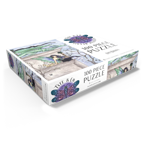 Wind Watchers Dragon - Amy brown 100 Jigsaw Puzzle box view1