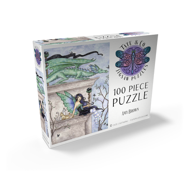 Wind Watchers Dragon - Amy brown 100 Jigsaw Puzzle box view2