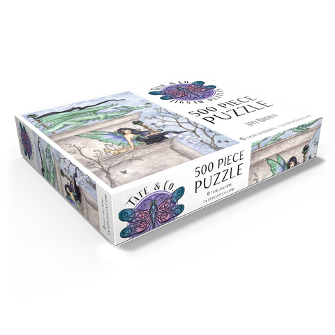 Wind Watchers Dragon - Amy brown 500 Jigsaw Puzzle box view1