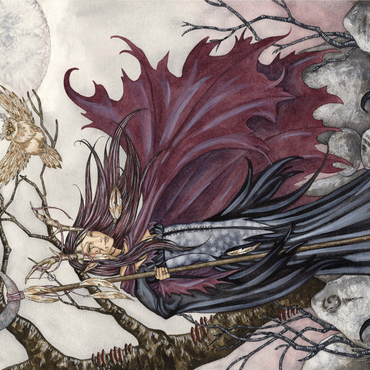 Dark Elf Gothic - Amy Brown 1000 Jigsaw Puzzle 3D Modell