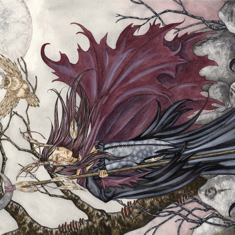 Dark Elf Gothic - Amy Brown 1000 Jigsaw Puzzle 3D Modell