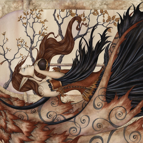 Contemplating Secrets Fairy - Amy Brown 1000 Jigsaw Puzzle 3D Modell