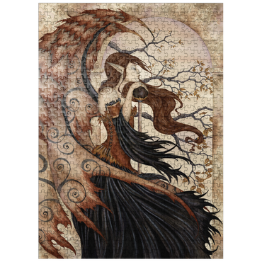 puzzleplate Contemplating Secrets Fairy - Amy Brown 500 Jigsaw Puzzle