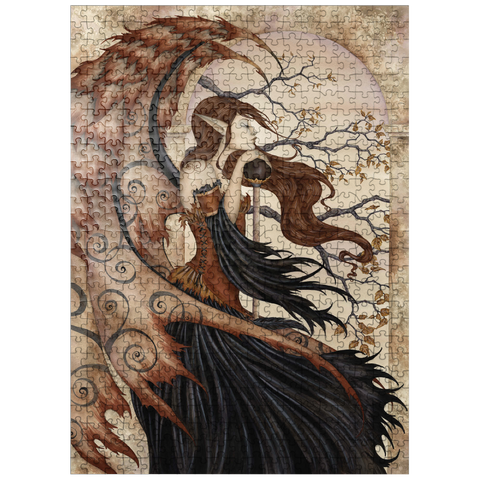 puzzleplate Contemplating Secrets Fairy - Amy Brown 500 Jigsaw Puzzle