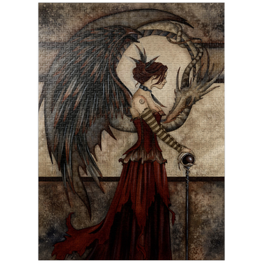 puzzleplate Court Of The Dragon Fairy - Amy Brown 1000 Jigsaw Puzzle