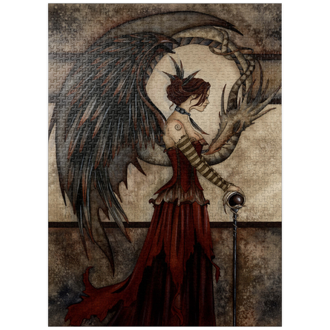 puzzleplate Court Of The Dragon Fairy - Amy Brown 1000 Jigsaw Puzzle