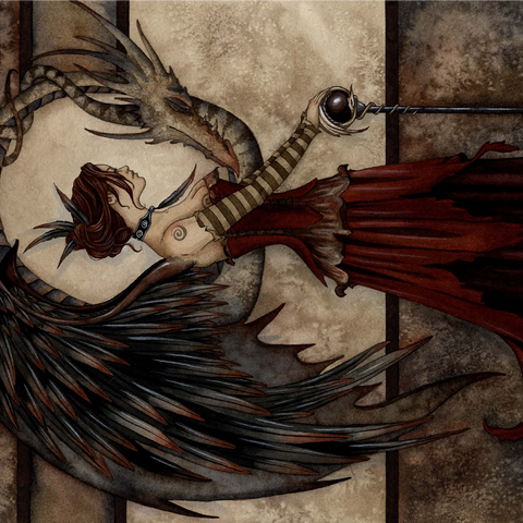 Court Of The Dragon Fairy - Amy Brown 1000 Jigsaw Puzzle 3D Modell