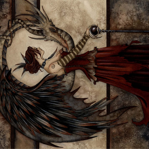 Court Of The Dragon Fairy - Amy Brown 100 Jigsaw Puzzle 3D Modell