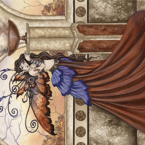 Dawn Blessing Fairy - Amy Brown 1000 Jigsaw Puzzle 3D Modell