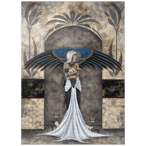 puzzleplate Keeper Of Cats Fairy - Amy Brown 1000 Jigsaw Puzzle