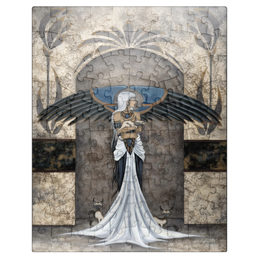 puzzleplate Keeper Of Cats Fairy - Amy Brown 100 Jigsaw Puzzle