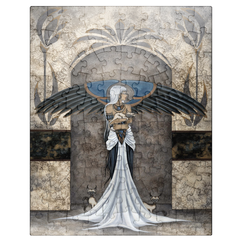 puzzleplate Keeper Of Cats Fairy - Amy Brown 100 Jigsaw Puzzle