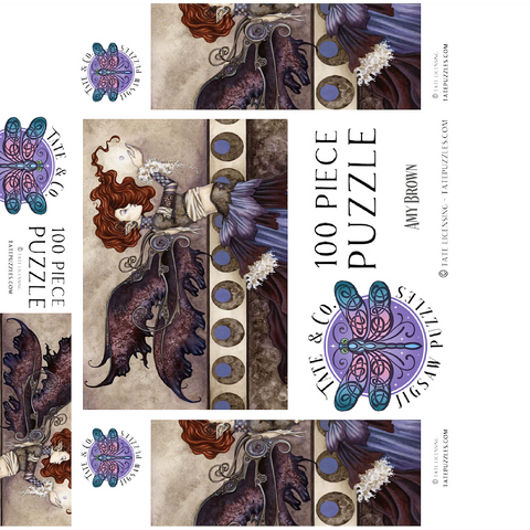 A Singular Wish Fairy - Amy Brown 100 Jigsaw Puzzle box 3D Modell