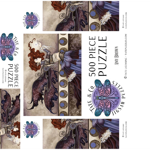 A Singular Wish Fairy - Amy Brown 500 Jigsaw Puzzle box 3D Modell