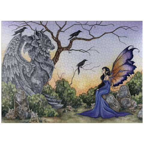 puzzleplate The Stone Guardian Fairy - Amy Brown 1000 Jigsaw Puzzle