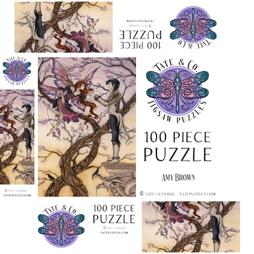 Temptations Romance - Amy Brown 100 Jigsaw Puzzle box 3D Modell