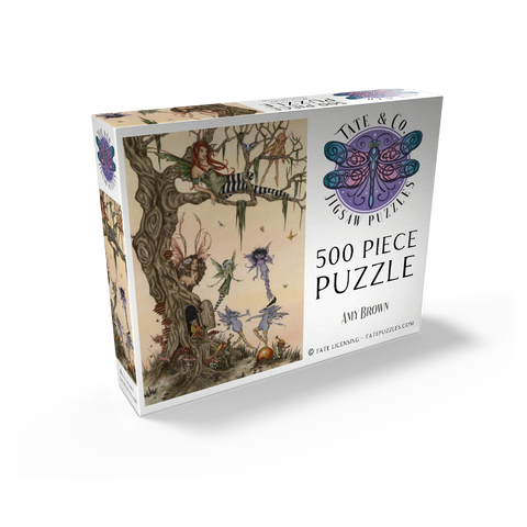 The Dormouses House Warming Party Fairies - Amy Brown 500 Jigsaw Puzzle box view2