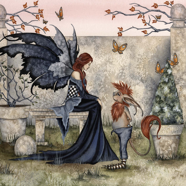 Gossip Fairy - Amy Brown 100 Jigsaw Puzzle 3D Modell