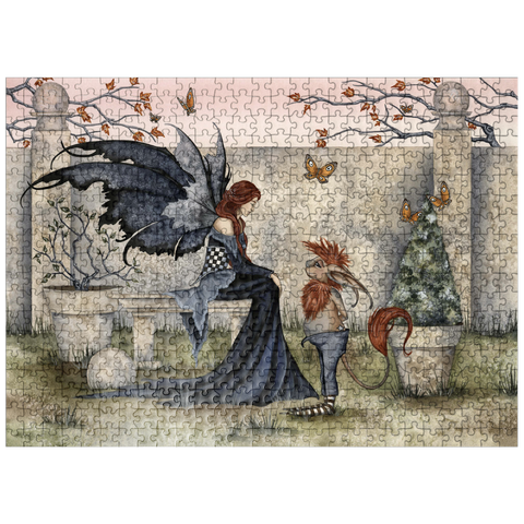 puzzleplate Gossip Fairy - Amy Brown 500 Jigsaw Puzzle