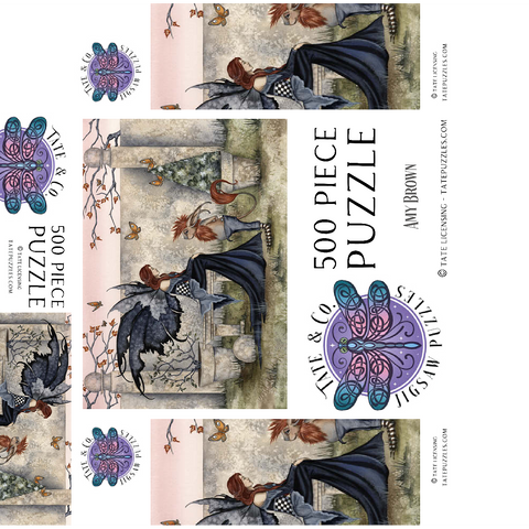 Gossip Fairy - Amy Brown 500 Jigsaw Puzzle box 3D Modell