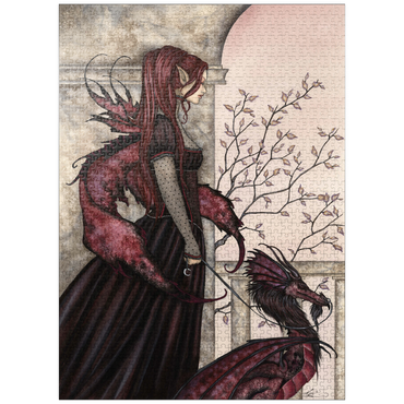 puzzleplate A Faery And Her Pet Dragon - Amy Brown 1000 Jigsaw Puzzle