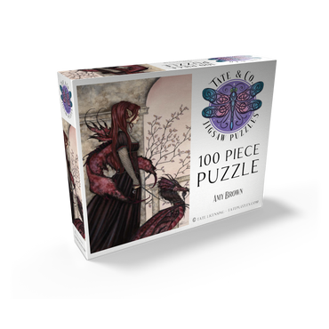 A Faery And Her Pet Dragon - Amy Brown 100 Jigsaw Puzzle box view2