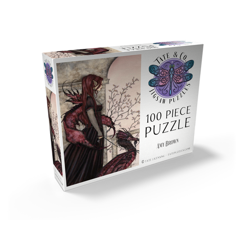 A Faery And Her Pet Dragon - Amy Brown 100 Jigsaw Puzzle box view2