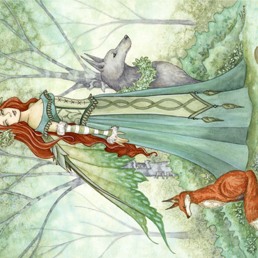 Woodland Guardians Fairy - Amy Brown 1000 Jigsaw Puzzle 3D Modell