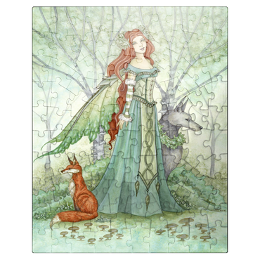 puzzleplate Woodland Guardians Fairy - Amy Brown 100 Jigsaw Puzzle