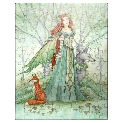 puzzleplate Woodland Guardians Fairy - Amy Brown 100 Jigsaw Puzzle