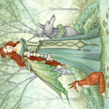 Woodland Guardians Fairy - Amy Brown 100 Jigsaw Puzzle 3D Modell
