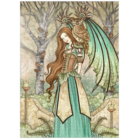 puzzleplate Garden of wisdom Fairy - Amy Brown 1000 Jigsaw Puzzle