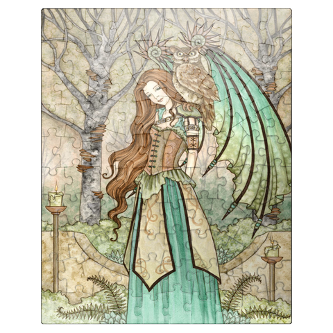 puzzleplate Garden of wisdom Fairy - Amy Brown 100 Jigsaw Puzzle