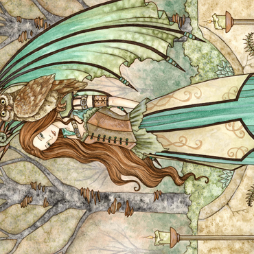 Garden of wisdom Fairy - Amy Brown 500 Jigsaw Puzzle 3D Modell