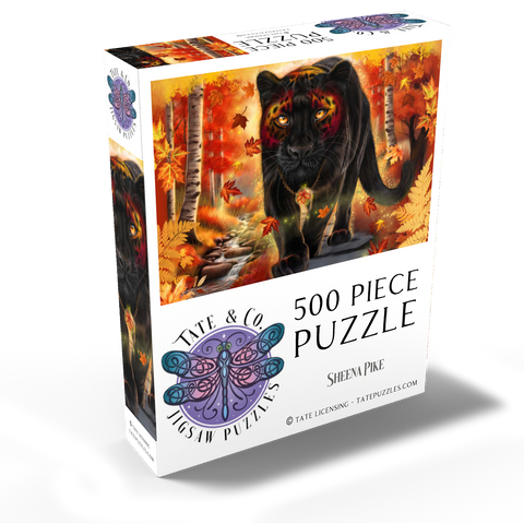 Autumn Guardian Panther - Sheena Pike 500 Jigsaw Puzzle box view2
