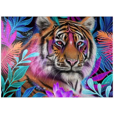 puzzleplate Lotus Dream Tiger - Sheena Pike 1000 Jigsaw Puzzle