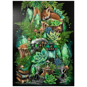 puzzleplate Jade Hollow Baby Fox - Sheena Pike 1000 Jigsaw Puzzle