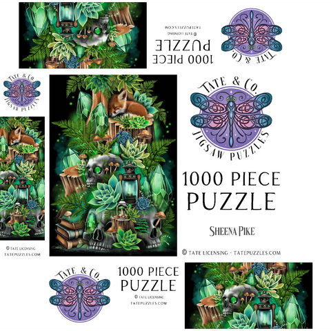Jade Hollow Baby Fox - Sheena Pike 1000 Jigsaw Puzzle box 3D Modell